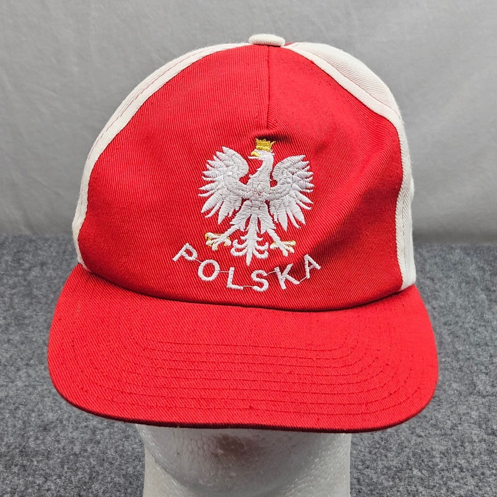 Polska Snapback Hat Red White Eagle Embroidered Flag Graphic Streetwear Cap